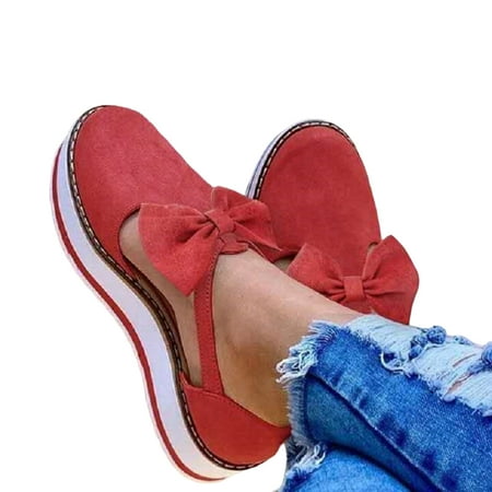 

Womens Sandals Comfortable Flat Shoes Casual Beach Slip On Slippers for Valentine s Day Christmas Gift 35 Red