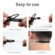thumbnail image 3 of Correa extensora para mascarilla, 10 unidades de tejido elástico para sujetar mascarillas, clip para sujetar las orejas con correa ajustable para la parte posterior de la cabeza, 3 of 5