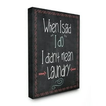 Stupell IndustriesI Do Laundry Chalkboard Bathroom Canvas Wall Art by Jo Moulton