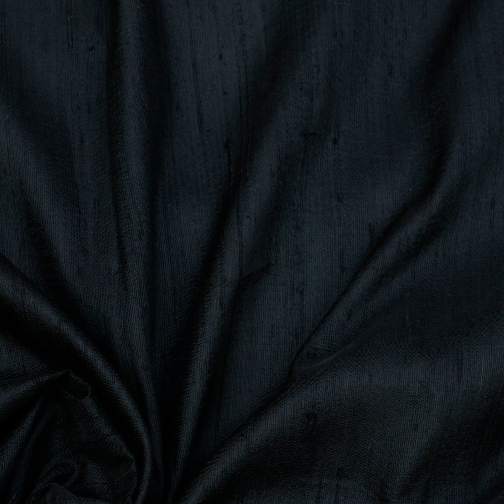 Fabric Mart Direct Silk Cloth Fabric, Black Dupioni Silk Fabric, Black Silk Fabric Silk Fabric For Upholstery, 19 Continuous Yards Dupioni Silk Fabric, 41 inch width Silk Dupioni Fabric by Yard