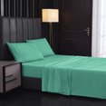 thumbnail image 1 of Bedding sheets, solid color brushed sheets, bed kasa home textile bed on four sets, 1 of 5