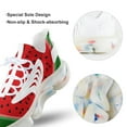 thumbnail image 7 of Watermelon Red And Bright Walking Shoes for Men Woman Lightweight Tennis Fashion Elastic Sports Shoes Cushion Basketball Shoes, 7 of 7