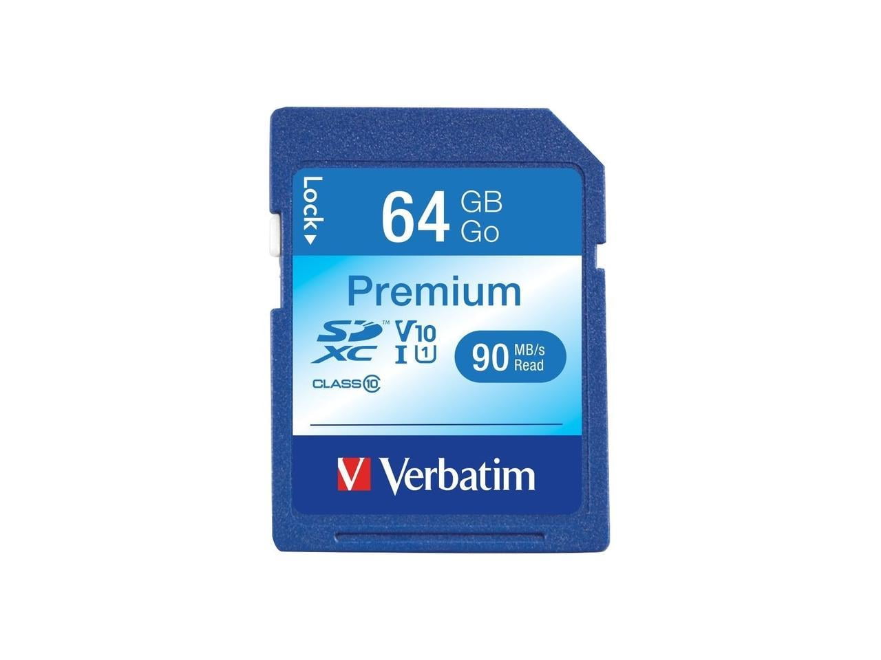Verbatim Premium - Flash Memory Card - 64 Gb - Class 10 - Sdxc