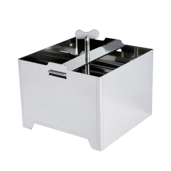 Adjustable Stainless Steel Tofu Maker with Drain Hole and Tray for Efficient Cheese and Paneer Production