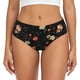thumbnail image 1 of Fotbe Red White Flowers Calzones Estampados para Mujer – Ropa Interior de Algodón, Cómoda, Suave y Elástica-Medium, 1 of 6
