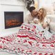 thumbnail image 4 of Manta Navideña con Estampado de Renos Rojos y Árboles | Manta de Poliéster Suave y Cálida para Siesta de 130 X 90 Cm | Acogedora Manta para Sofá Cama, Camping, Descanso o Regalo Navideño para Uso Inv, 4 of 6