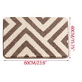 thumbnail image 3 of 1PCS Runner Rug Faux Carpet Bathroom Floor Mats Door Carpet Washable Fast Dry Area Rug for Bedroom Doorway Toilet Doormat, 3 of 5