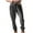 Dark Gray, variant on Sweatpants for Men, Men's Drawstring Elastic Waist and Solid Color Pocket Hoodie Binding Leg Pants Tracksuit Pants Online Shopping