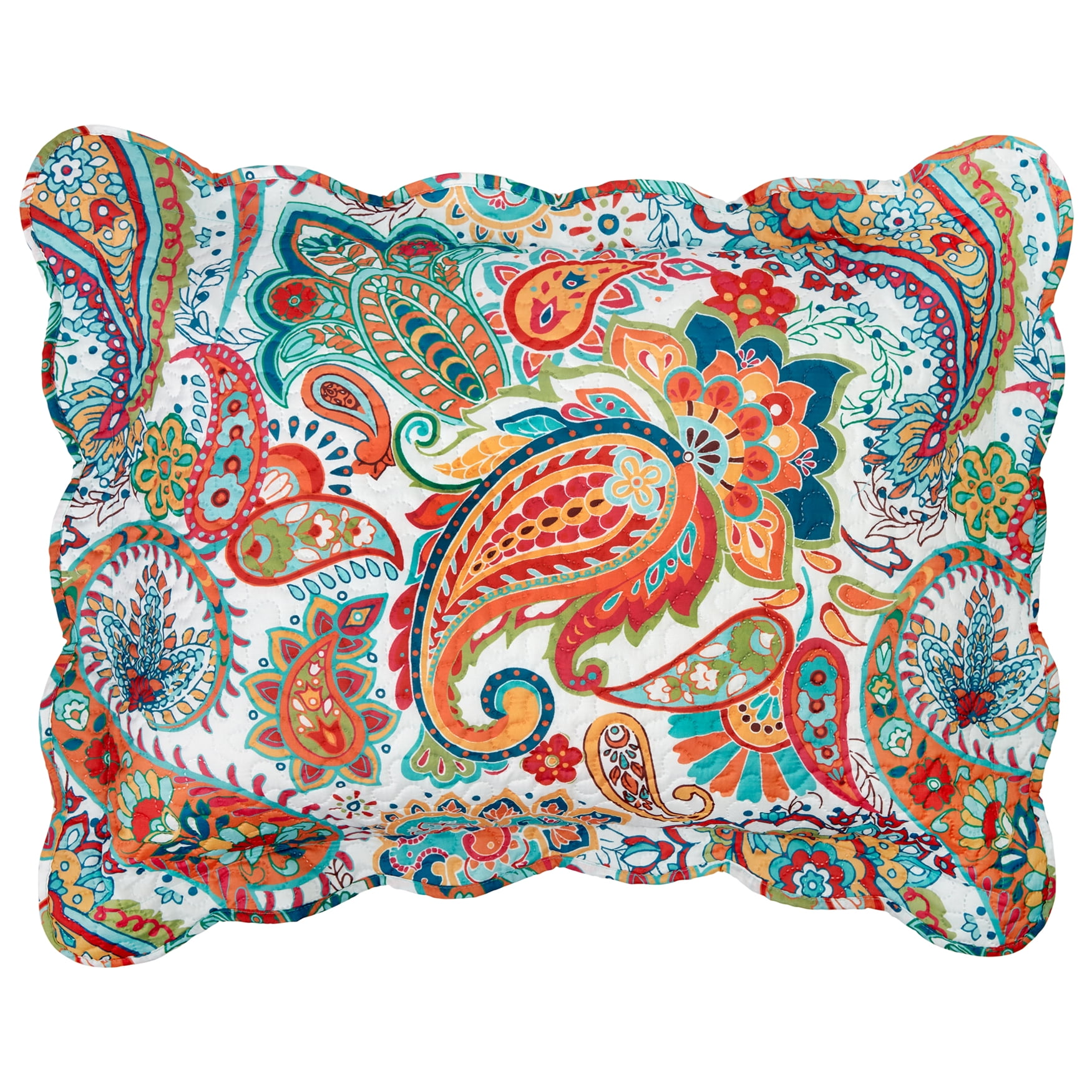 Brylanehome Bh Studio Paisley 3 Pc Microfiber Quilt Set Walmart Com Walmart Com