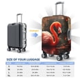 thumbnail image 2 of Travel Luggage Cover Protector - Autumn maple leaf flamingo Anti-Scratch Suitcase Covers Fits 18-32 Inch Luggage, 2 of 5