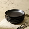 thumbnail image 7 of Stone Lain Rio 4-Piece Pasta Bowl Set Stoneware, Black, 7 of 7