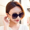 thumbnail image 4 of Gafas de sol modernas y elegantes con montura grande de estilo europeo y americano, fabricadas en PC y TAC, 4 of 5