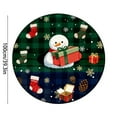 thumbnail image 3 of Faux Carpet Home Soft Cozy Area Rug Holiday Season Design Imitation Material Stain Resistant Lightweight for Living Room Bedroom Festive Events, 3 of 4