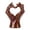 C, variant on Heart Hands Sculpture,Heart Hands,Heart Hand Sculpture for Shelf Table,Resin Modern Aesthetic Art Decorations Gesture Sculpture