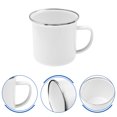 thumbnail image 3 of 1Pc Practical Enamel Cup Simple Water Mug Enamel Tea Cup Water Drinking Cup, 3 of 8