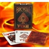 1 Deck Bicycle Fire Standard Poker Playing Cards