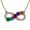 10k Rose Gold, variant on Nana Infinity 1-6 Mothers Day Birthstone Necklace for Women - Platinum Plated Silver, Stone 1
