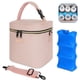 thumbnail image 1 of Nevera Mancro para leche materna con capacidad para 6 biberones de hasta 270 ml, color rosa, 1 of 6