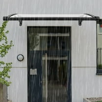 40" X 24" Window Door Awning Canopy, Seamless Front Door Shade, Front Doors/Windows Overhang Awning for Patio