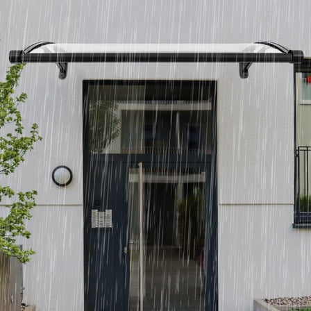 40" X 24" Window Door Awning Canopy, Seamless Front Door Shade, Front Doors/Windows Overhang Awning for Patio