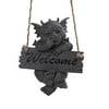 Pacific Giftware PT Garden Dragon Welcome Dragon Garden Display Decorative Accent Sculpture Stone Finish 10 Inch Tall