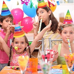 32 Pieces Rainbow Birthday Party Hats Birthday Party Cone Hats Art