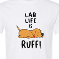 thumbnail image 4 of Inktastic Lab Life is Ruff Yellow Lab T-Shirt, 4 of 5