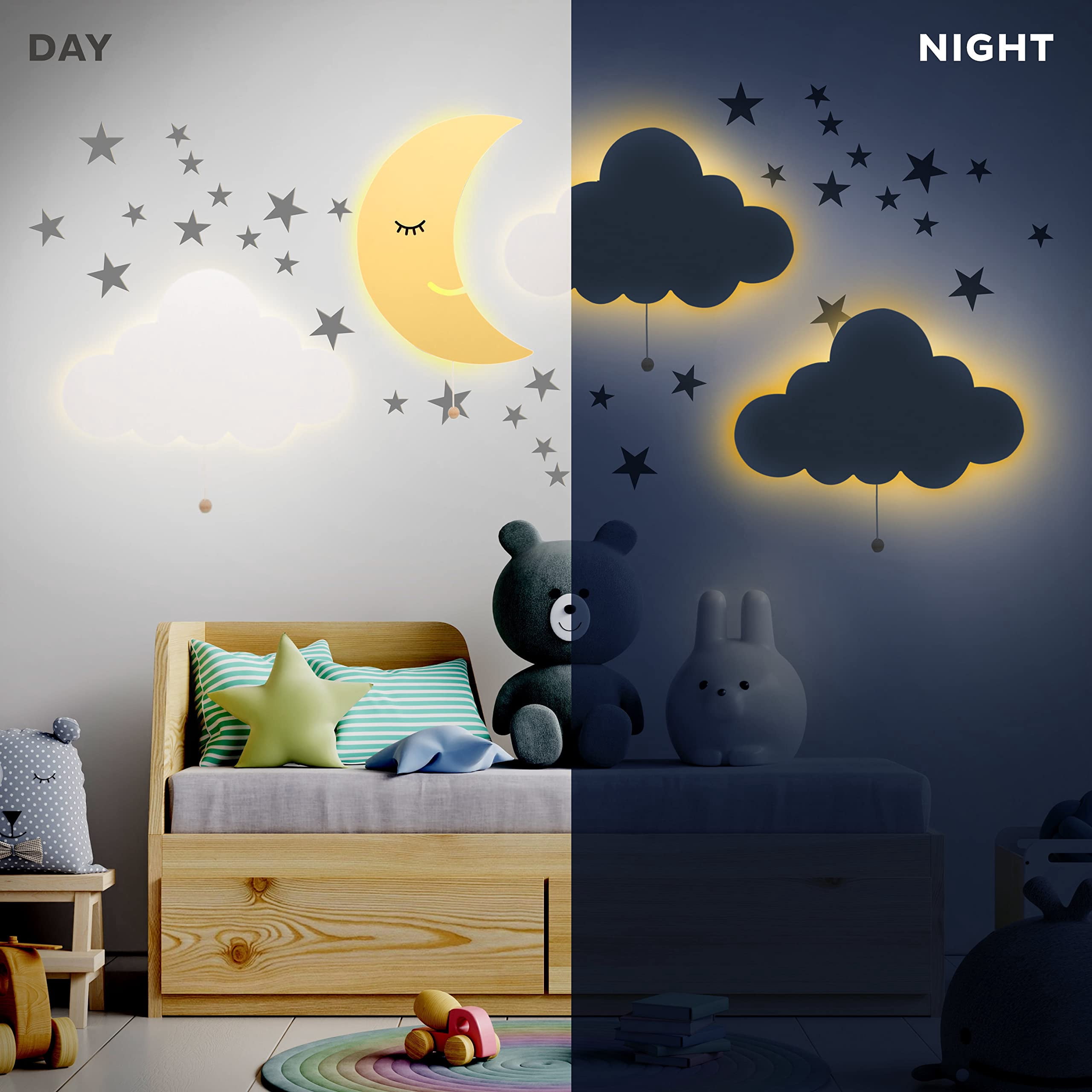 LumiDreams Wall Light - Kid's Decor Nightlight Elephant