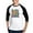 Black/White, variant on CafePress - Look Cool T Shirt Design For Trendy Students - Cotton Baseball Jersey, 3/4 Raglan Sleeve Shirt