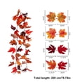thumbnail image 3 of chaungfeng Artificial Maple Leaf Garland,79" Halloween Thanksgiving Foliage Hanging Vines - Fake Ivy,for Wedding Party Garden,Home,Dining Table Decoration,Wall,Fireplace, 3 of 8