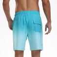 thumbnail image 5 of Maean Maean Big and Tall Swim Shorts with Pockets Summer Lightweight Breathable Gradient Beach Trunks S-3XL, 5 of 6