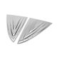 thumbnail image 1 of 2PCS Fit for Tesla Model 3 Electrosilvering Rear Window Louvers Shutters Cover Decoration, 1 of 3