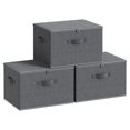 thumbnail image 1 of Caja de almacenamiento SONGMICS 79 L con tapas de cremallera - juego de 3, 1 of 6