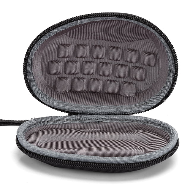 Funda para ratón inalámbrico, bolsa de almacenamiento negra con correa de mano apta para Logitech MX Master 3/602/g700s