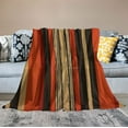 thumbnail image 2 of JEUXUS  Mexican Blanket Handwoven XLarge Tribal Arrow Falsa in Burnt Umbre Heavyweight Premium Blanket Mexican Yoga Bohemian Throw Indian Rug Serape, 2 of 6