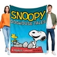 thumbnail image 1 of Snoopy - Snoopy anti-pilling, suave, ligera, esponjosa y acogedora de lujo para hogar y cocina – Perfecta para niños y adultos,200X150cm, 1 of 6