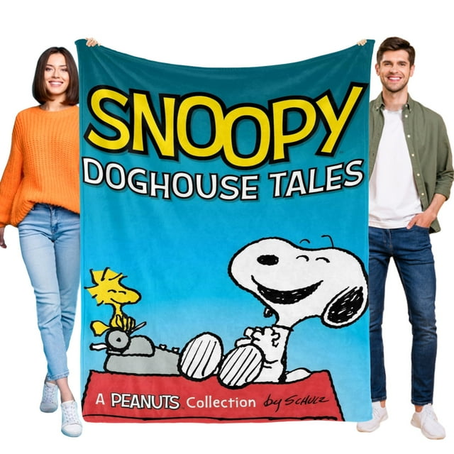 Snoopy - Snoopy anti-pilling, suave, ligera, esponjosa y acogedora de lujo para hogar y cocina – Perfecta para niños y adultos,200X150cm