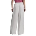 thumbnail image 2 of DKNY womens  Pleated Wide Leg Pant, xs, White, 2 of 3