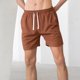 thumbnail image 4 of pstuiky Pantalones cortos deportivos para hombre, Pantalones cortos casuales de moda para hombre con cintura elástica texturizada y múltiples bolsillos con cordón ajustable Pantalones cortos de golf, 4 of 7