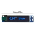 thumbnail image 4 of Inteprter Módulo OLED GND SSD 1306 3,3 V-5V tablero de pantallas de alta definición equipo de visualización programable pantallas LCD autoluminosas Electrónica Azul, 4 of 6