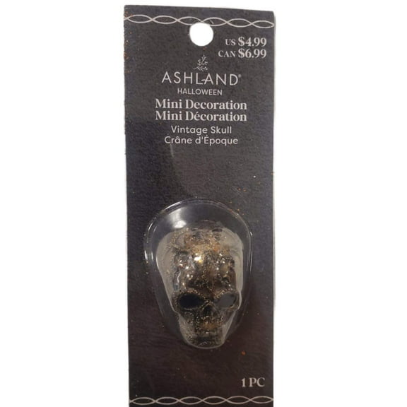 Ashland Halloween Mini Decoration Vintage Skull