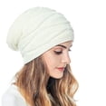 thumbnail image 4 of Gorro de bambú suave y sedoso con redecilla holgada para mujer, turbante para la pérdida de cabello por cáncer, gorro para quimio, 4 of 5