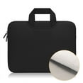 thumbnail image 1 of EIMELI Laptop Sleeve with Handle  Compatible with 11-15.6 inch MacBook Pro  MacBook Air  Notebook Computer  Water Repellent Suede Bag with Small Bag (Mint Green 11 inch), 1 of 15