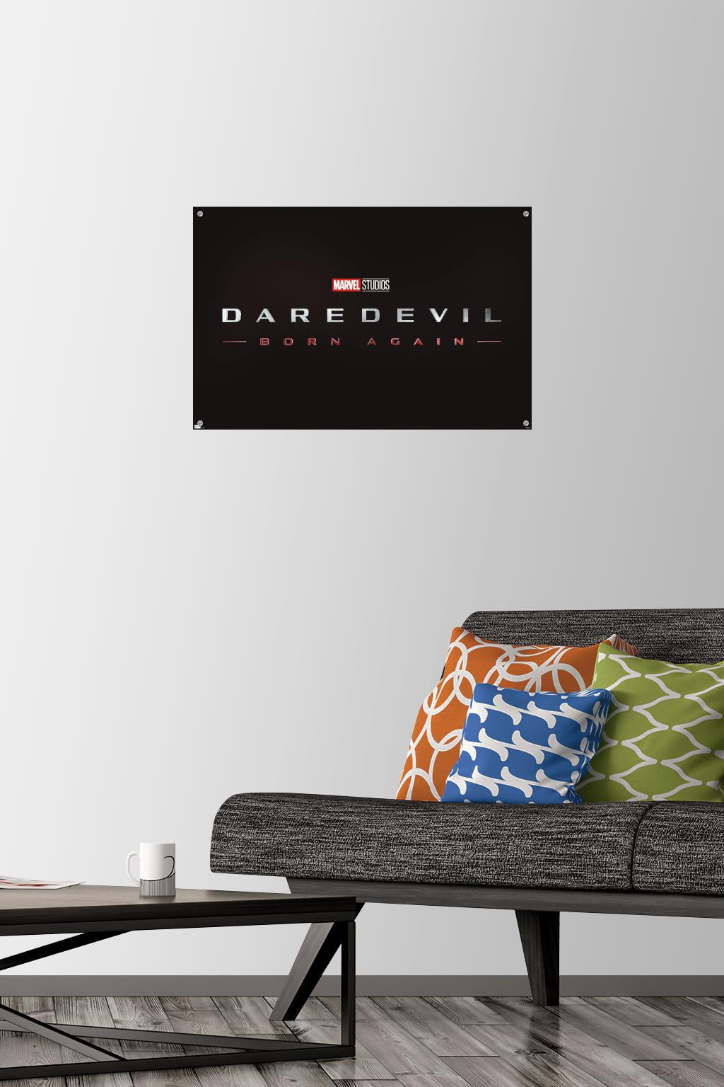 Marvel Daredevil: Born Again - Logo Wall Poster with Push Pins, 14.725" x 22.375"