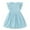 Blue 1, variant on Little Girls Cotton Princess Dresses Kids Baby Printed Sleeveless Skirt Dress for 6m-6 Years Toddler Summer A-Line Party Gown
