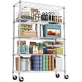 thumbnail image 2 of Storage Shelves Wire Shelving Heavy Duty Metal Storage Shelving Unit Adjustable Garage Shelving Rack Pantry Kitchen, 2 of 6