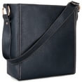 thumbnail image 4 of Montana West Hobo Bags for Women Vegan Leather Shoulder Purses and Handbags, Navy, 4 of 10