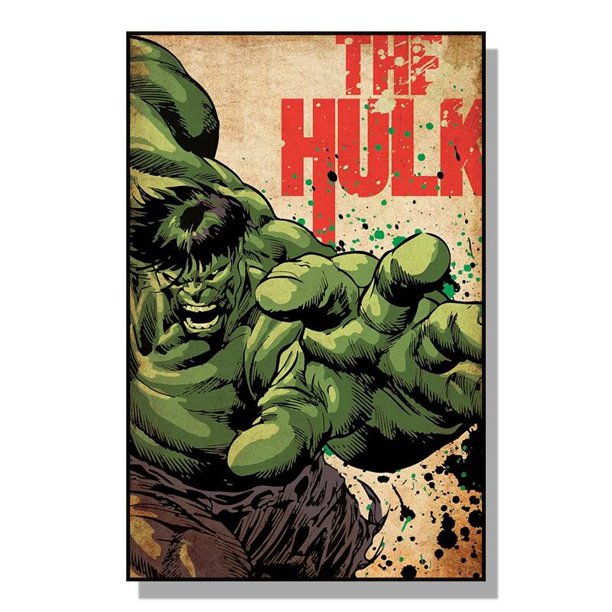 Póster de impresión artística de película de Marvel, pintura en lienzo de Spider -Man, Iron Man, Capitán americano, Murales Decorativos para decoración de pared del hogar, impresiones