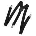 thumbnail image 1 of Nueva moda hombres mujeres Clip en tirantes Y elástico en forma volver Formal Eccomum Negro, 1 of 7