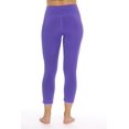 thumbnail image 2 of Just Love Yoga Capri Pants for Women (Purple, 3X), 2 of 2